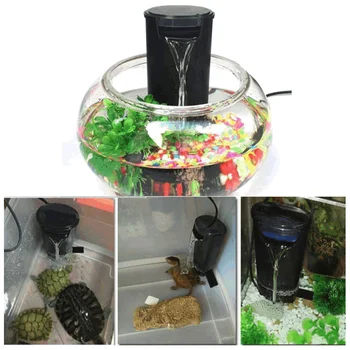 kapok Won phenomenon Hongyi akvariumas vėžlys filtras vandens siurblys biologinio filtravimo  tinka roplių vandens bakas mažas krioklys filtras ~ Geriausias /  Salonartist.lt